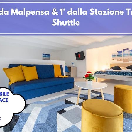 10' Da Malpensa & 1' Dalla Stazione TreniShuttle Apartment Somma Lombardo Bagian luar foto